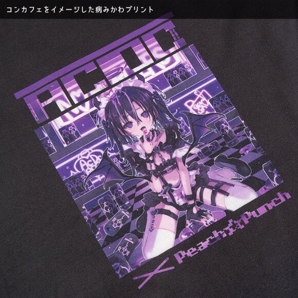 ACDC RAG Peach Punch Addictive Akuma Long Sleeves Tee - Picture 8 of 8